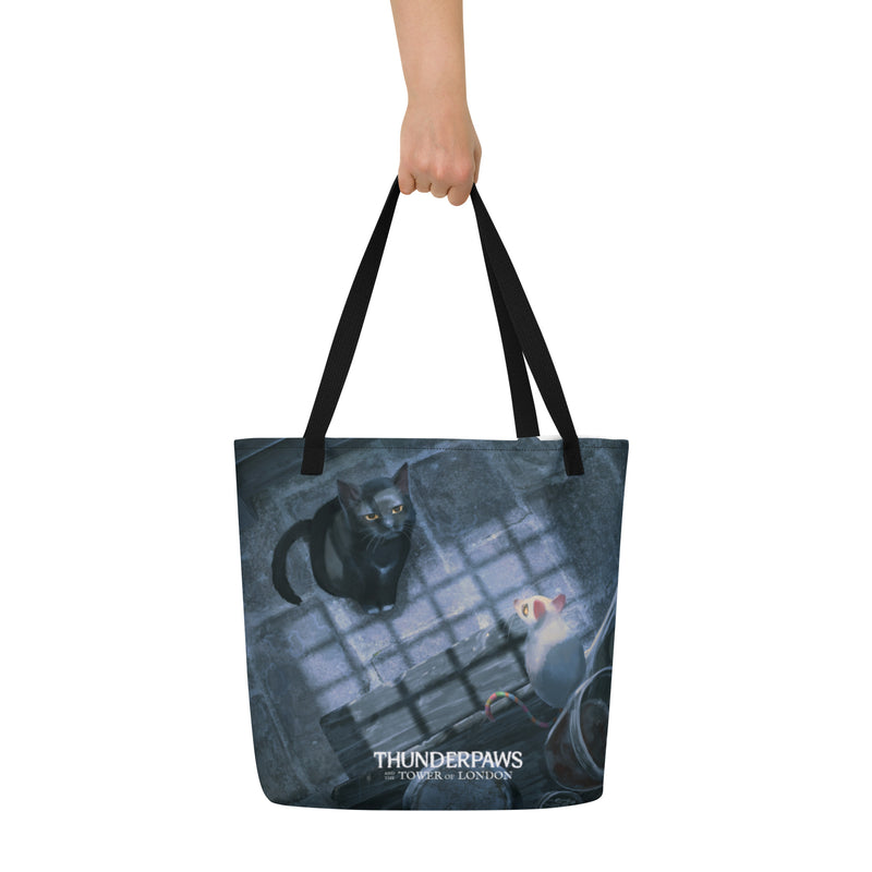 Large Tote with Pocket - CELLAR + CELLAR - product image detail