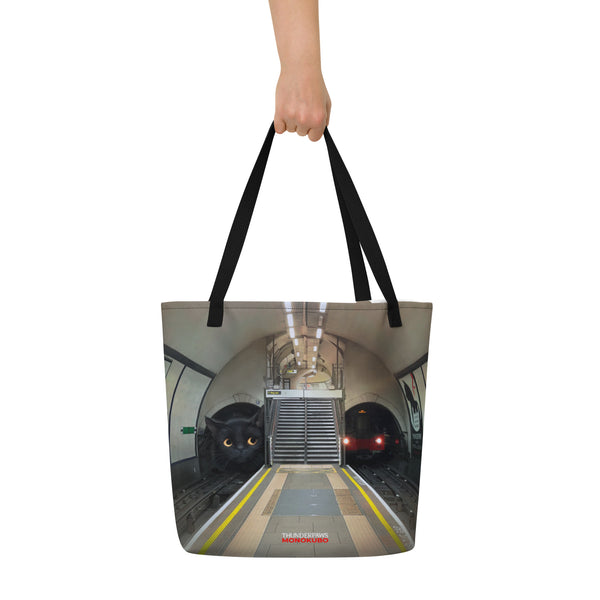Large Tote with Pocket - TUBE + TUBE - product image detail