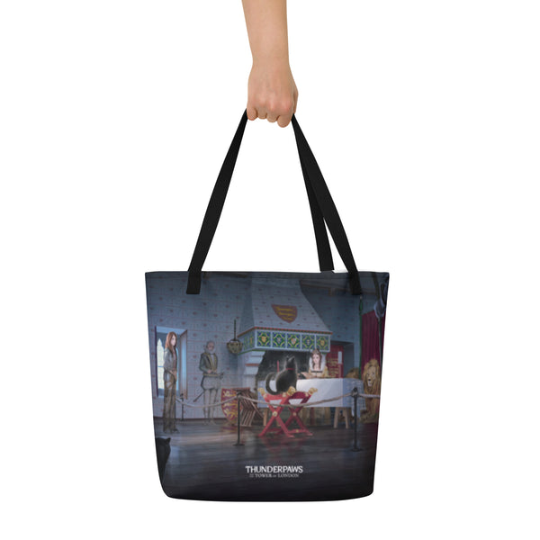 Large Tote with Pocket - ANNE + ANNE - product image detail