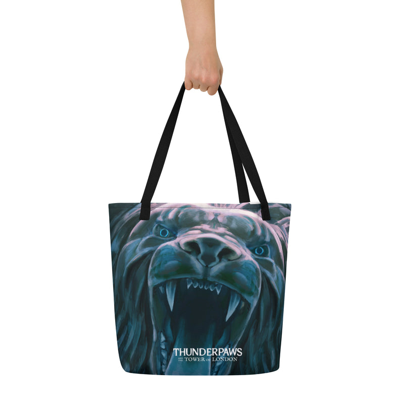 XL Tote with Pocket - LION