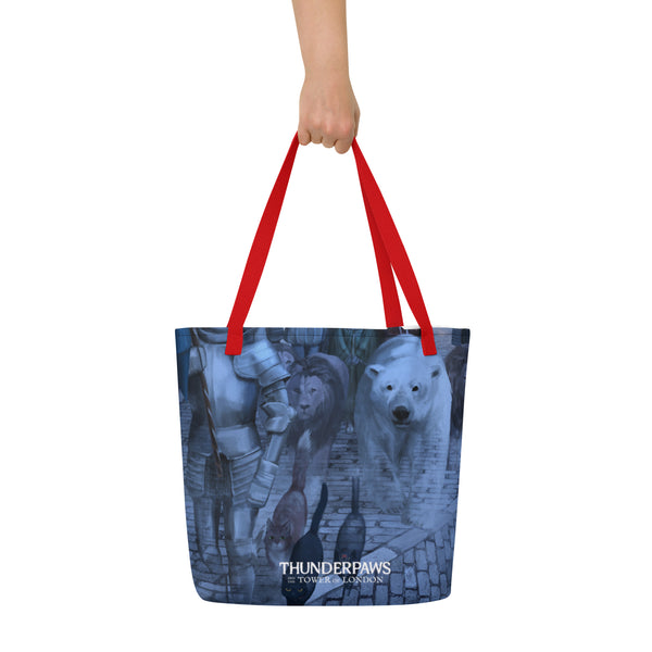 Large Tote with Pocket - TIME + TIME - product image detail