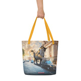 Large Tote with Pocket - TAXI + TAXI - product image detail