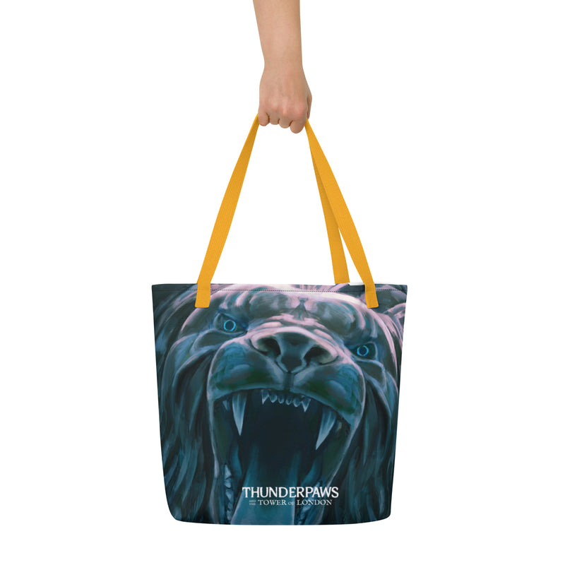 XL Tote with Pocket - LION