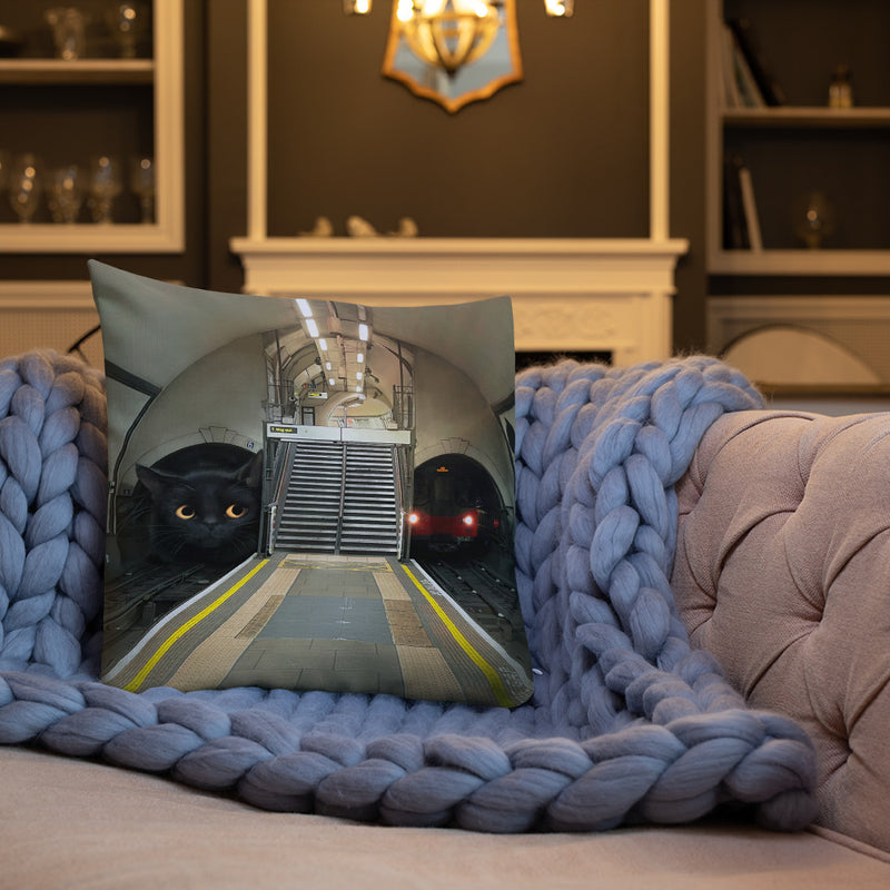 Premium Linen Feel Cushion/Pillow - TUBE + TUBE - product image detail