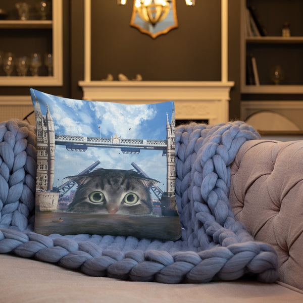 Premium Linen Feel Cushion/Pillow - BRIDGE + BRIDGE - product image detail