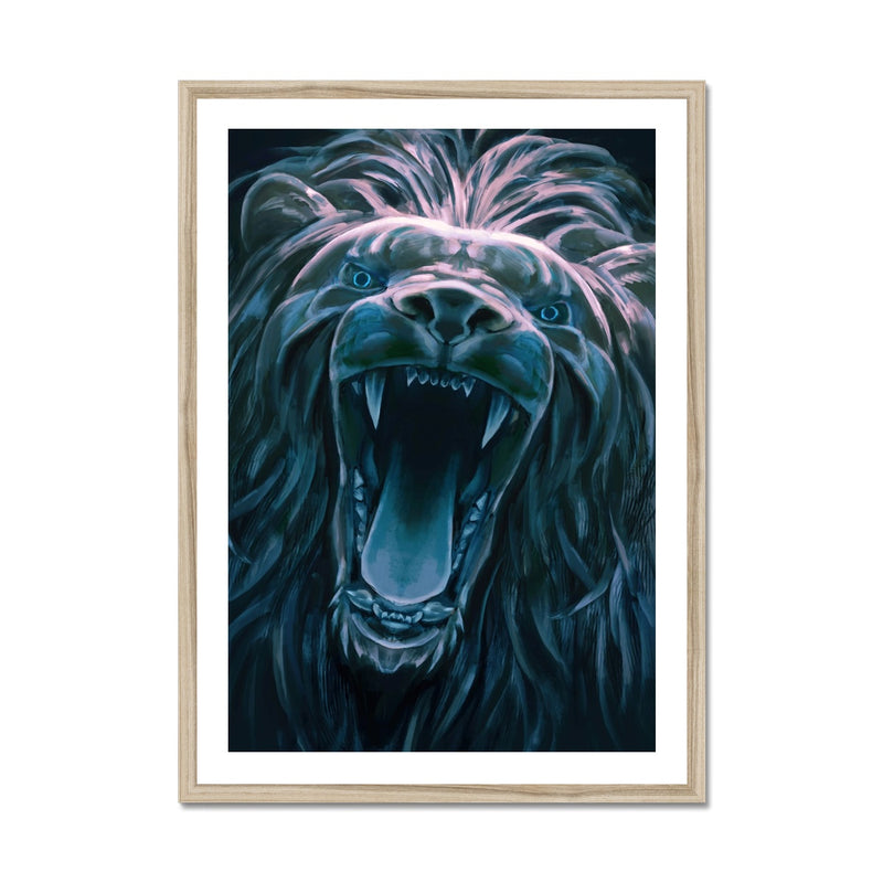 LION - NO LOGO - Framed Print - product image detail