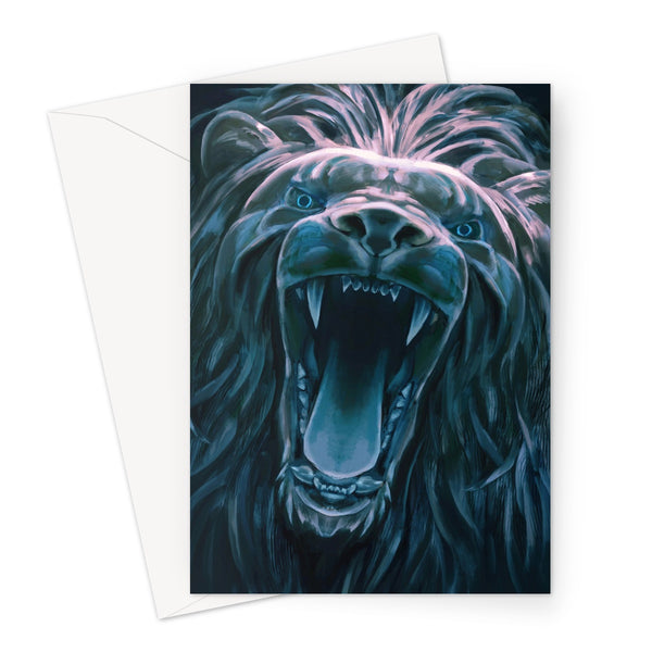 Greeting Card - LION - NO LOGO - product image detail